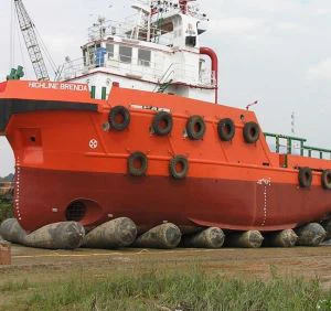 नाव एयर बैग लॉन्च करना